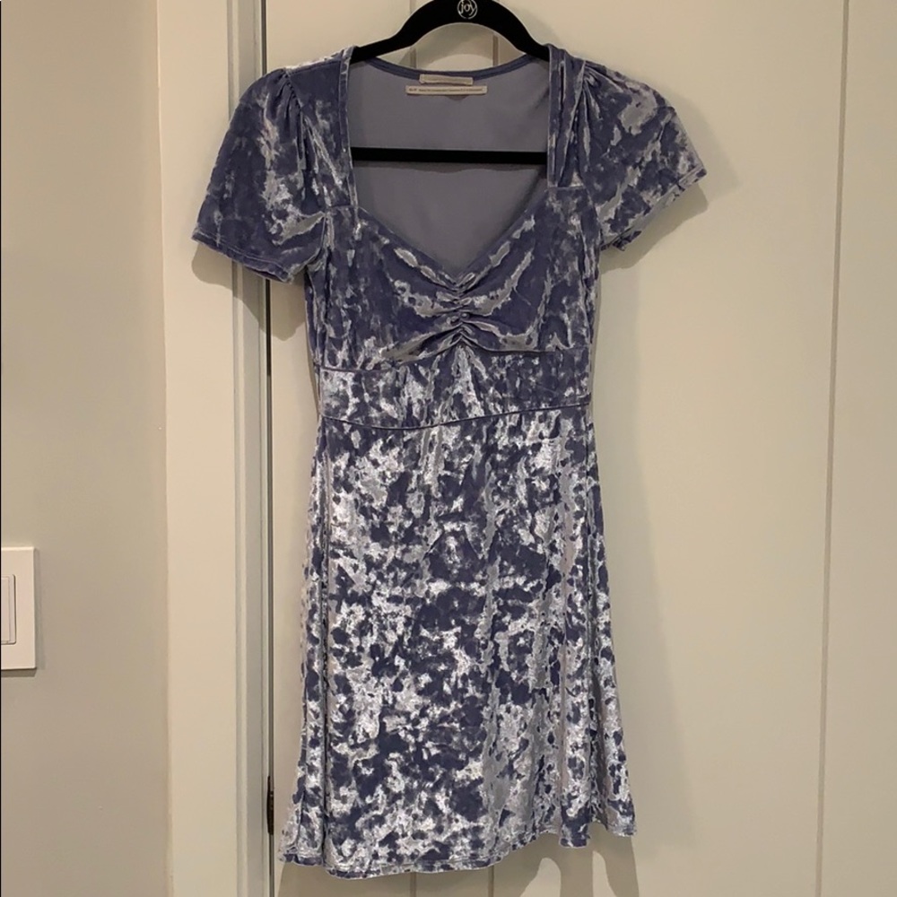 Good as new! xs light blue crushed velvet